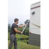 imageCamco FlowThrough Wash Brush with Push Button Telescoping Handle  Connect to Standard Water Hose to Clean Your Vehicle  Great for RV Truck Boat and Car Washing  41960Standard