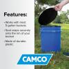 imageCamco Portable Toilet Bucket  Features 3 Bag Liners for Easy Clean Up ampamp Attached Carry Handle  Includes Seat and Lid Attachment 41549Bucket Toilet Seat wLid