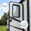 imageCamco RV Door Window Light Blocking Shade  Reduces The Interior Temperature of Your RV in Hot Weather  Provides Added Privacy  Easy to Install 45148Graffiti Outsider