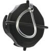 imageCamco RV Sewer Hose Storage Cap Set  Lug and Bayonet Caps  Allows You to Seal Both Ends of Your Sewer Hose Before Storing  Odor and Leak Proof Connection  2 Pack 39752Black