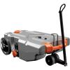 imageCamco Rhino 36Gallon Portable RV Tote Tank  Features 2 Steerable NoFlat Front Wheels ampamp Builtin Gate Valve  Includes Removable 24quot Tow Bar 3 Sewer Hose ampamp More RV Accessories 3900736 Gallon