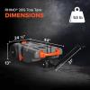 imageCamco Rhino 36Gallon Portable RV Tote Tank  Features 2 Steerable NoFlat Front Wheels ampamp Builtin Gate Valve  Includes Removable 24quot Tow Bar 3 Sewer Hose ampamp More RV Accessories 3900728 Gallon