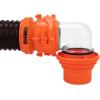 imageCamco Rhino 90Degree RV Tote Tank Adapter  Features Clear LowProfile 90Degree Elbow ampamp 4 Bayonet Prongs on Each End for OdorTight Locking Action  Crafted of HeavyDuty Resin 39485Tote Tank 3Ft Sewer Hose Kit