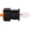 imageCamco Rhino 90Degree RV Tote Tank Adapter  Features Clear LowProfile 90Degree Elbow ampamp 4 Bayonet Prongs on Each End for OdorTight Locking Action  Crafted of HeavyDuty Resin 39485Tote Tank Gauge