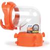 imageCamco RhinoFLEX Clear 45Degree CamperRV Sewer Hose Swivel Fitting  Features a Swivel Lug Fitting ampamp a 4Prong Bayonet Fitting  Made of HeavyDuty Resin 39847Clear