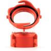 imageCamco RhinoFLEX Clear 45Degree CamperRV Sewer Hose Swivel Fitting  Features a Swivel Lug Fitting ampamp a 4Prong Bayonet Fitting  Made of HeavyDuty Resin 39847Clear