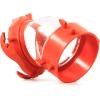 imageCamco RhinoFLEX Clear 45Degree CamperRV Sewer Hose Swivel Fitting  Features a Swivel Lug Fitting ampamp a 4Prong Bayonet Fitting  Made of HeavyDuty Resin 39847Clear
