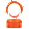 imageCamco RhinoFLEX Clear 45Degree CamperRV Sewer Hose Swivel Fitting  Features a Swivel Lug Fitting ampamp a 4Prong Bayonet Fitting  Made of HeavyDuty Resin 39847Clear