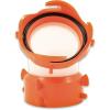 imageCamco RhinoFLEX Clear 45Degree CamperRV Sewer Hose Swivel Fitting  Features a Swivel Lug Fitting ampamp a 4Prong Bayonet Fitting  Made of HeavyDuty Resin 39847Translucent