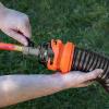imageCamco RhinoFlex 10Ft RV CleanOut GrayBlack Water Hose with Rinser Cap  Features 4Way Water Pressure Blaster ampamp Water Shutoff Valve  Great for Cleaning Camper Black Water Tanks ampamp More 22999Clean Out Hose System with Rinse Cap