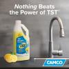 imageCamco TST CamperRV Grey Water Odor Control  Removes Grease Buildup in Gray Water Tank Sink ampamp Shower Drains  4oz Treats 40Gal Holding Tank  Safe Septic Tank Treatment  Lemon 64 oz 40256Lemon