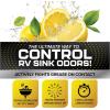 imageCamco TST CamperRV Grey Water Odor Control  Removes Grease Buildup in Gray Water Tank Sink ampamp Shower Drains  4oz Treats 40Gal Holding Tank  Safe Septic Tank Treatment  Lemon 64 oz 40256Lemon