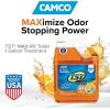 imageCamco TST MAX RV Toilet Treatment 64 oz  Control Unwanted RV Sewer Odors ampamp Break Down Waste and RV Toilet Paper  Biodegradable Septic Safe Formula  Orange Scent 41172Orange