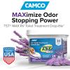 imageCamco TST MAX RV Toilet Treatment DropINs  Control Unwanted Odors and Break Down Waste and Tissue  Septic Tank Safe  Lavender Scent  30pack 41553Lavender