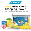 imageCamco TST MAX RV Toilet Treatment DropINs  Control Unwanted Odors and Break Down Waste and Tissue  Septic Tank Safe  Lavender Scent  30pack 41553Lemon