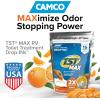 imageCamco TST MAX RV Toilet Treatment DropINs  Control Unwanted Odors and Break Down Waste and Tissue  Septic Tank Safe  Lavender Scent  30pack 41553Orange