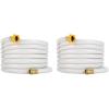 imageCamco TastePURE 25Ft Water Hose  RV Drinking Water Hose Contains No Lead No BPA ampamp No Phthalate  Features DiamondHatch Reinforced PVC Design  58 Inside Diameter Made in the USA 2278358Inch ID