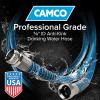 imageCamco TastePURE 50Foot Premium Drinking Water Hose  Features a HeavyDuty Reinforced PVC Construction Machined Fittings with Strain Relief Ends and has a 58Inch Inside Diameter 2100935Foot