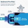 imageCamco Tastepure Sediment PreFilter for RV Water Filter  Features 20Micron Water Filter System ampamp Provides First Stage of Water Filtration  Extends the Life of Inline Water Filters 40048Standard PreFilter
