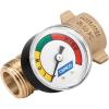 imageCamco Brass Water Pressure Regulator with Gauge Helps Protect RV Plumbing and Hoses from HighPressure City Water  Easy Read Gauge 40064Water Pressure Regulator wGauge