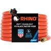 imageCamco Rhino 25Ft CleanOut Camper ampamp RV Black Water Hose  Features a HeavyDuty PVC Design ampamp Bright Orange Color  CleanOut Camper Black Water Grey Water or Tote Tanks  58 Inside Diameter 22990Orange