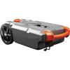 imageCamco Rhino 36Gallon Portable RV Tote Tank  Features 2 Steerable NoFlat Front Wheels ampamp Builtin Gate Valve  Includes Removable 24quot Tow Bar 3 Sewer Hose ampamp More RV Accessories 3900715 Gallon