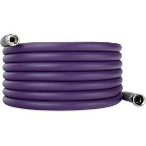 imageCamco EvoFlex 25Ft Water Hose  RV Drinking Water Hose Contains No Lead No BPA ampamp No Phthalate  Flexible Design wStainless Steel Strain Relief Ends  58 Inside Diameter Slate 22580Purple