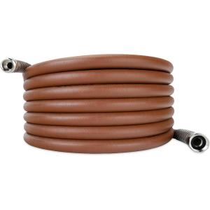 imageCamco EvoFlex 25Ft Water Hose  RV Drinking Water Hose Contains No Lead No BPA ampamp No Phthalate  Flexible Design wStainless Steel Strain Relief Ends  58 Inside Diameter Slate 22580Brick