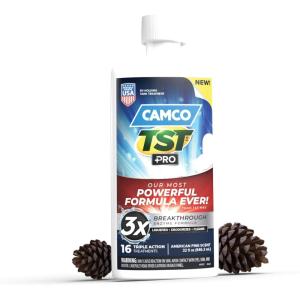 imageCamco TST MAX RV Toilet Treatment 64 oz  Control Unwanted RV Sewer Odors ampamp Break Down Waste and RV Toilet Paper  Biodegradable Septic Safe Formula  Orange Scent 41172Pine