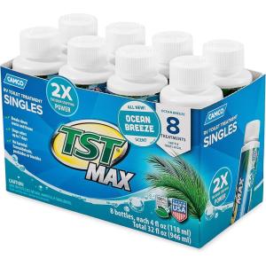 imageCamco TST MAX RV Toilet Treatment 64 oz  Control Unwanted RV Sewer Odors ampamp Break Down Waste and RV Toilet Paper  Biodegradable Septic Safe Formula  Orange Scent 41172Ocean