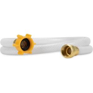 imageCamco TastePURE 25Ft Water Hose  RV Drinking Water Hose Contains No Lead No BPA ampamp No Phthalate  Features DiamondHatch Reinforced PVC Design  58 Inside Diameter Made in the USA 2278312Inch ID