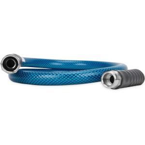 imageCamco TastePURE 50Foot Premium Drinking Water Hose  Features a HeavyDuty Reinforced PVC Construction Machined Fittings with Strain Relief Ends and has a 58Inch Inside Diameter 210094 Feet