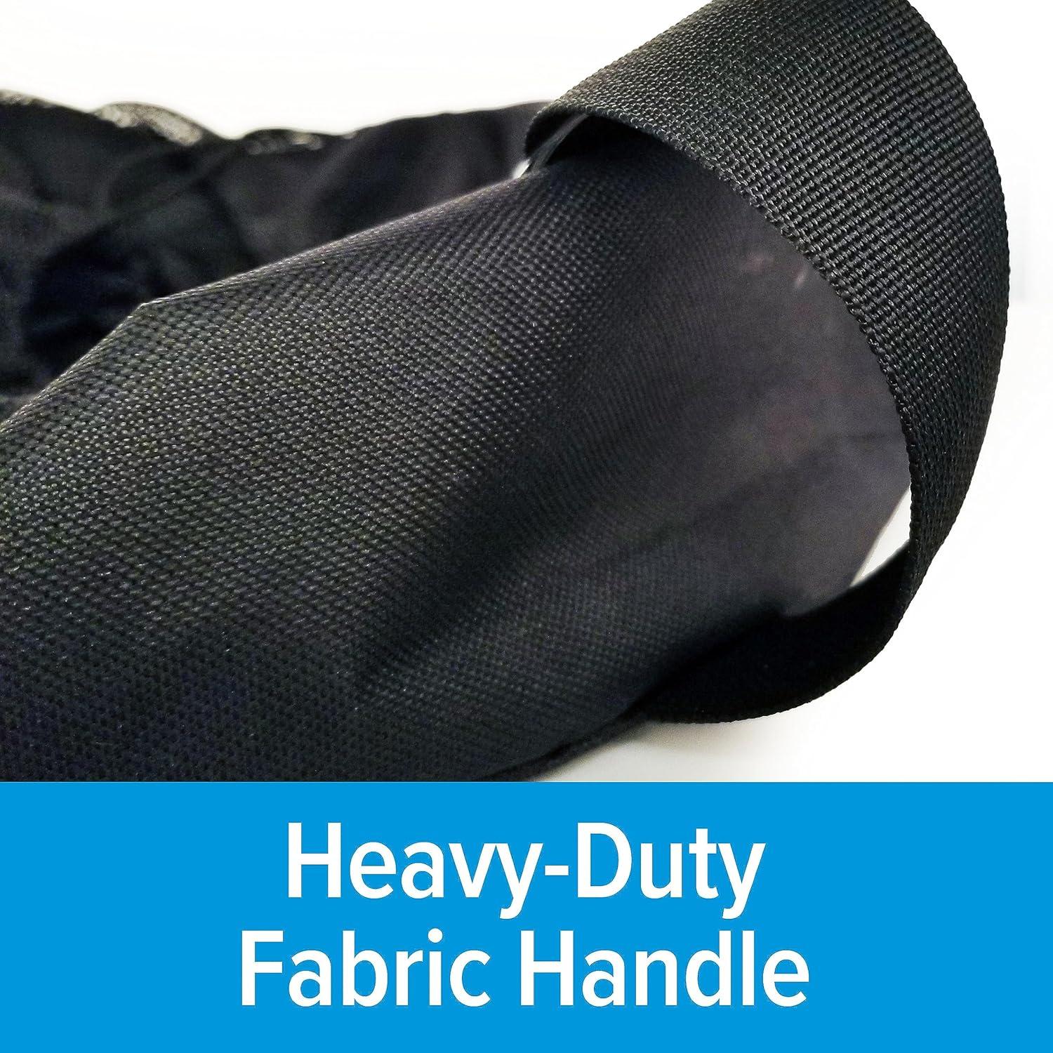 imageCamco CamperRV Equipment Storage Bag  Features Lined Interior wBreathable Mesh Top ampamp Barrel Lock Clasp  Includes 3 Id Tags for RV Storage and Organization  16 in Diameter x 10 Deep 53097Water Hose Storage Bag