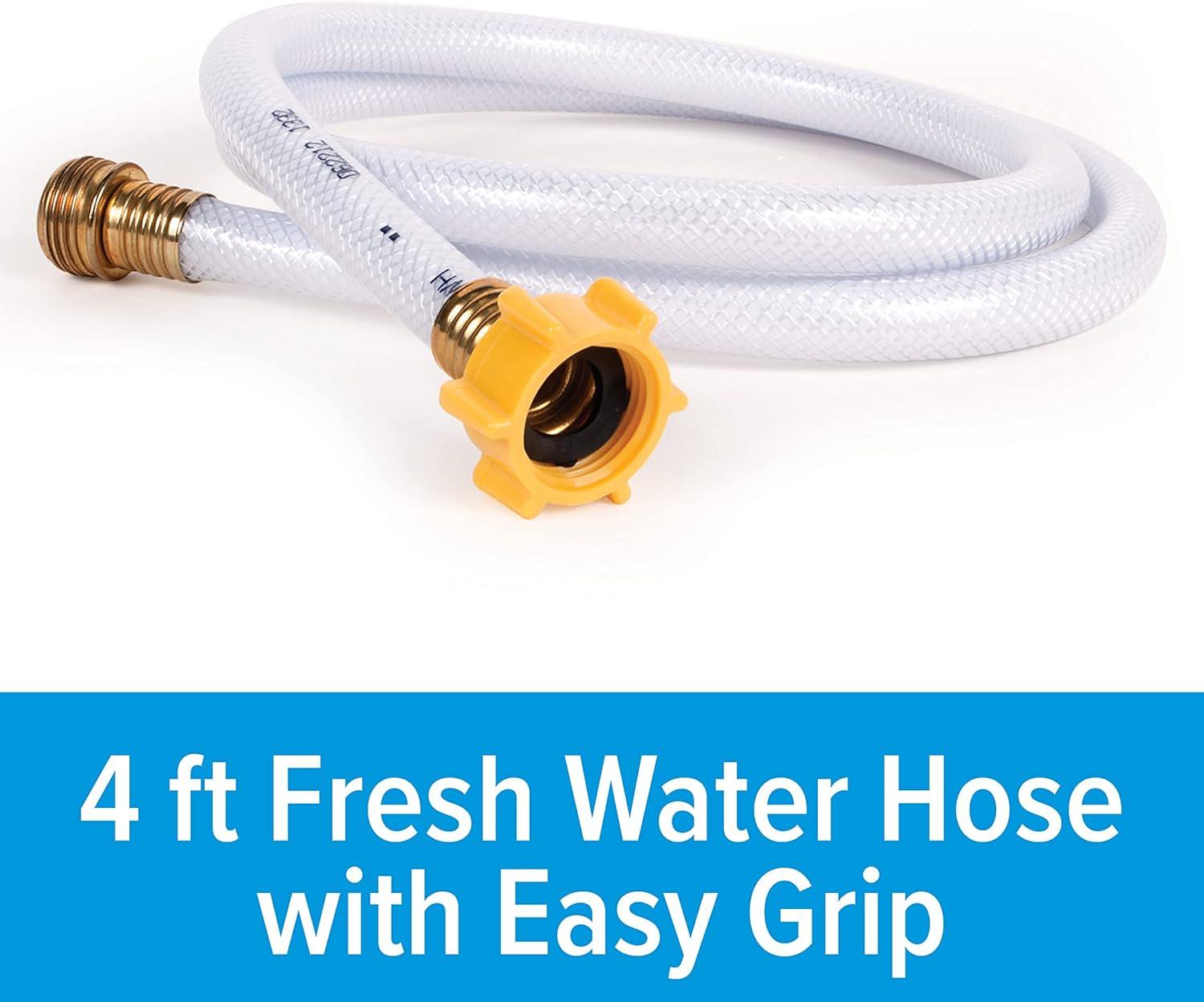 imageCamco EVO X2 Dual Stage Camper ampamp RV Water Filter Kit  2 Stage Filtration wKDF ampamp GAC  Filters Out Bad Taste Odors Lead Bacteria ampamp More  Provides Approx 15000 Gallons of Filtered Water 40639