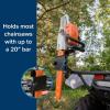 imageBlack Boar UTVATV Chainsaw Mount  Features QuickRelease Saw Removal  Holds Saw Vertical or at 45 Angle  Fits Most ATVs wMetal Tube Racks UTV Beds ampamp More  PowderCoated Steel 66087