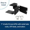 imageBlack Boar UTVATV Chainsaw Mount  Features QuickRelease Saw Removal  Holds Saw Vertical or at 45 Angle  Fits Most ATVs wMetal Tube Racks UTV Beds ampamp More  PowderCoated Steel 66087