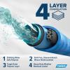 imageCamco 12Ft Heated Water Hose for RV  Water Line Freeze Protection Down to 40FC  Features EnergySaving Thermostat ampamp Includes Adapter for Connection to Either End of Hose 2292140Degree