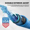 imageCamco 12Ft Heated Water Hose for RV  Water Line Freeze Protection Down to 40FC  Features EnergySaving Thermostat ampamp Includes Adapter for Connection to Either End of Hose 2292120Degree