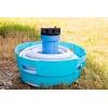 imageCamco 20167 RV Water Hose and Electrical Cord Basket Blue  Provides Organization and Storage for Your RV Water Hoses and Electrical Cords  Holds Up to 75feet of HoseWater Hose Basket