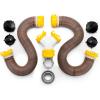 imageCamco 39667 Revolution 20 Sewer Hose Kit with Swivel Fittings and Wye Connector  Ready To Use Kit with Fittings Hoses and Storage Caps Great For RVs with Separate Tank Valves