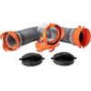 imageCamco 3Foot Super HeavyDuty Tote Tank Sewer Hose Kit  18mil HTS Vinyl 39645 Black