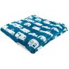 imageCamco 53441 Life is Better at The Campsite Plush Fleece Blanket Queen Size  Keeps You Warm While at Home Camping or on Picnics  Machine Washable  Features a Brand RV Print Autumn GoldBlue