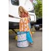 imageCamco 53441 Life is Better at The Campsite Plush Fleece Blanket Queen Size  Keeps You Warm While at Home Camping or on Picnics  Machine Washable  Features a Brand RV Print Autumn GoldAutumn Gold