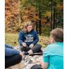 imageCamco 53441 Life is Better at The Campsite Plush Fleece Blanket Queen Size  Keeps You Warm While at Home Camping or on Picnics  Machine Washable  Features a Brand RV Print Autumn GoldGreige