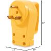 imageCamco 55245 30A Plug with PowerGrip  Clamshell YellowYellow