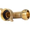 imageCamco 90Degree Hose Elbow For RVs  Solid Brass Construction Certified LeadFree  Features Convenient Easy Grip Connector  For RV Water Hoses Residential Outdoor Faucets ampamp More  2Pack 2250790 Degree Hose Elbow