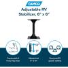 imageCamco Adjustable RV Stabilizer 6Inches x 6Inches  Gives Your RV Greater Stability Under The Front or Rear 44531One Size