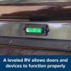 imageCamco CamperRV Level  Features Front to BackSide to Side RV Leveling  Easy Install wScrews or Adhesive Tape  2Pack 25523
