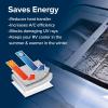 imageCamco CamperRV Vent Insulator and Skylight Cover  Features 3 Layers to Reduce Heat Transfer ampamp Increase AC Efficiency  Fits Standard 14 Travel TrailerRV Roof Vents 45192Reflective Insulator
