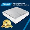 imageCamco CamperRV Vent Insulator and Skylight Cover  Features 3 Layers to Reduce Heat Transfer ampamp Increase AC Efficiency  Fits Standard 14 Travel TrailerRV Roof Vents 45192Reflective Insulator